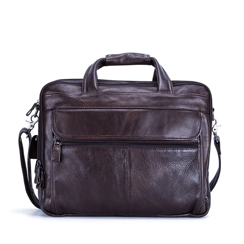 Новинка 100% натуральная кожа мужской портфель сумка мессенджер деловая ретро для