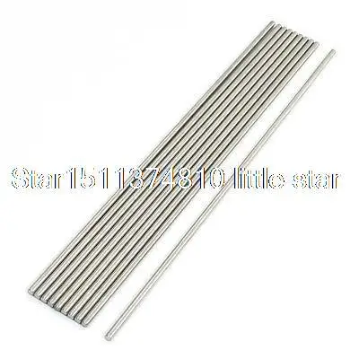 

RC Helicopter 200mm x 3mm Stainless Steel Ground Shaft Round Rod 10Pcs