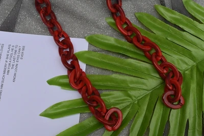 double red xk Обновляющая Цветная Акриловая женская модная сумка на ремне, сумка на плечо, легко застёгивающийся ремень, хорошее качество, сумка через плечо, сумка-мессенджер в полоску - Цвет: double red xk