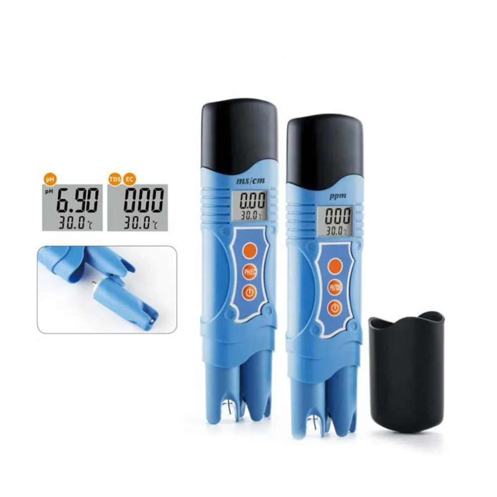 PH TDS Meter Tester Portable Digital LCD Water Quality Testing Pen Temperature | Инструменты