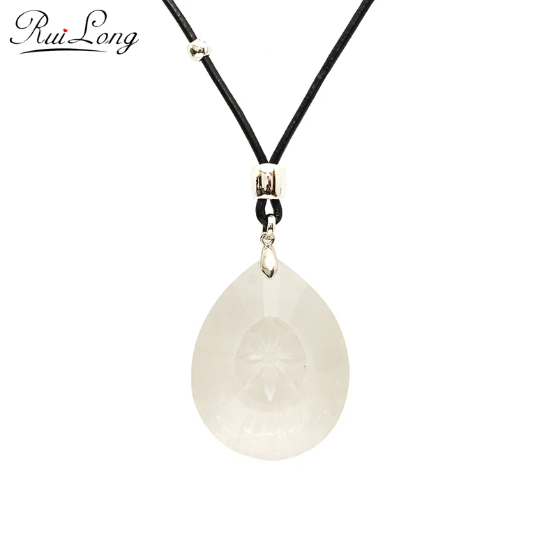 Новинка модные ювелирные изделия прозрачная и серая Капля воды подвеска из смолы