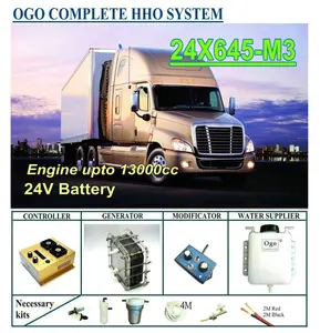 Система HHO OGO, полная, с интеллектуальной функцией ШИМ-контроллером, CE  FCC MAFMAP enhancer, до 13000CC