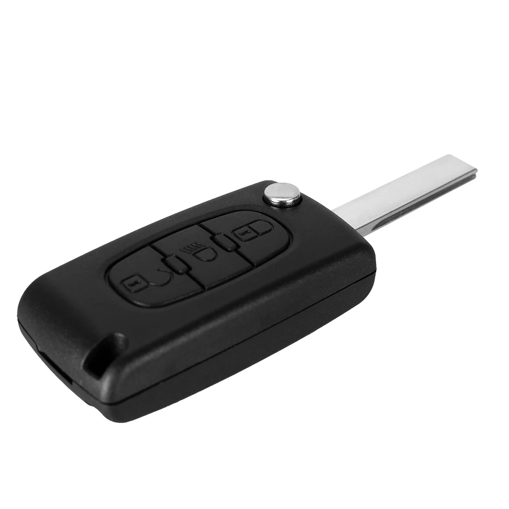 DANDKEY 10pcs/lot Flip 3 Buttons Remote Key Shell Case Fob For Citroen C2 C3 C5 C6 Picasso XSARA GRAND DKT272 | Автомобили и