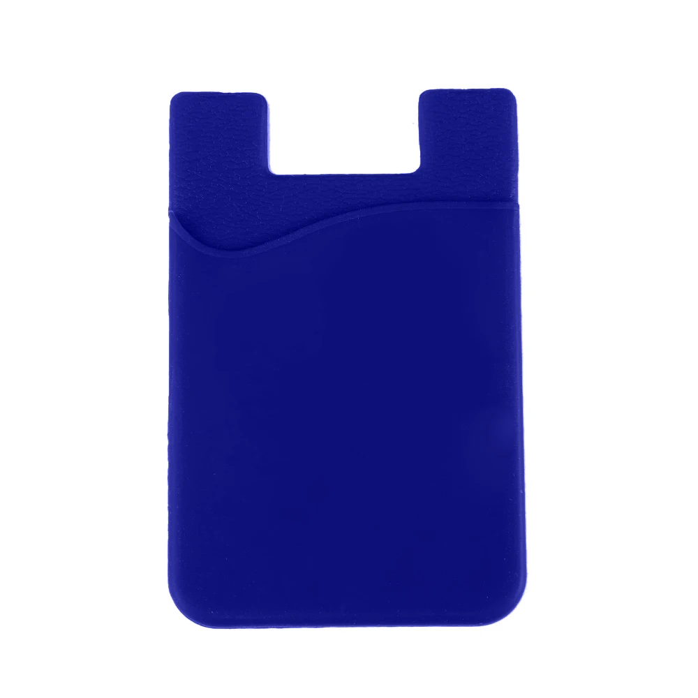 Dark Blue 2 шт., Модный мягкий чехол для карточек, наклейка на заднюю крышку, держатель для карт, чехол для мобильного телефона, мобильных устройств, Чехол для карт - Цвет: Dark Blue