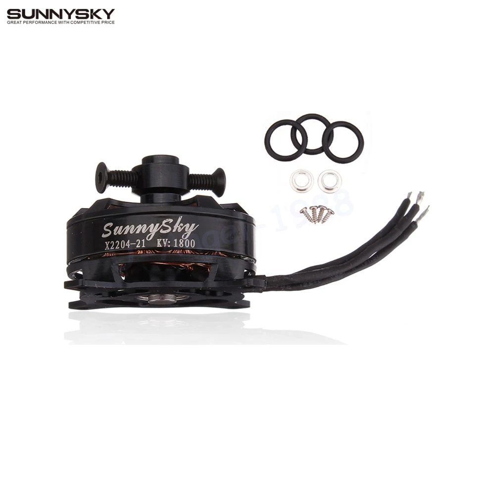 Бесщеточный двигатель Sunnysky X2204 KV1480 KV1800 rc для радиоуправляемого вертолета