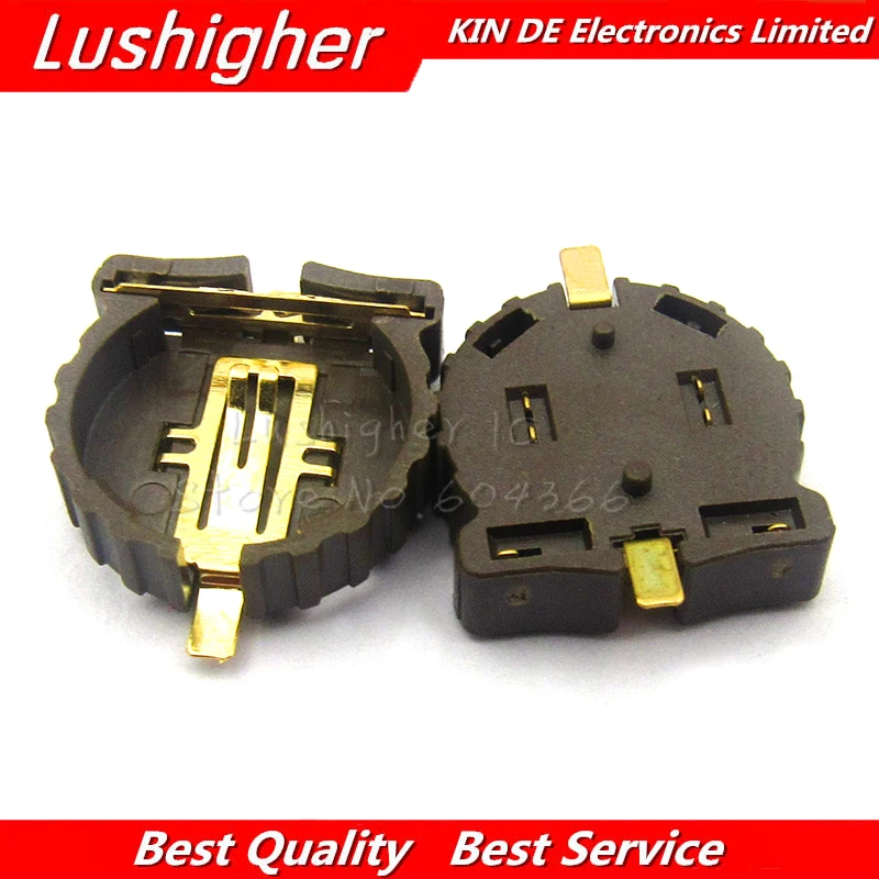 10 шт. CR1220 чехол Кнопка компьютера 3 в держатель аккумулятора Conntor Socket|Интегральные
