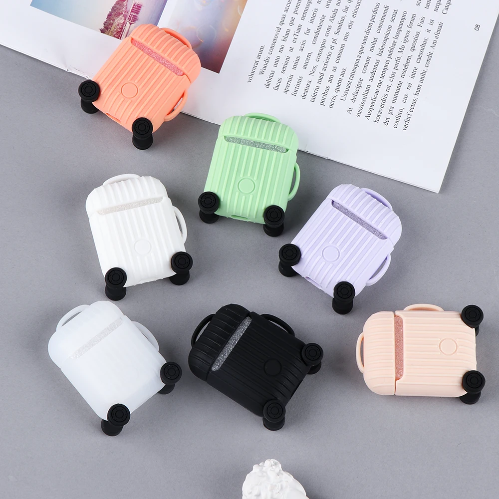 Модный милый костюм чехол для AirPods багажника Чехол багажа Apple Airpods 2 защитный