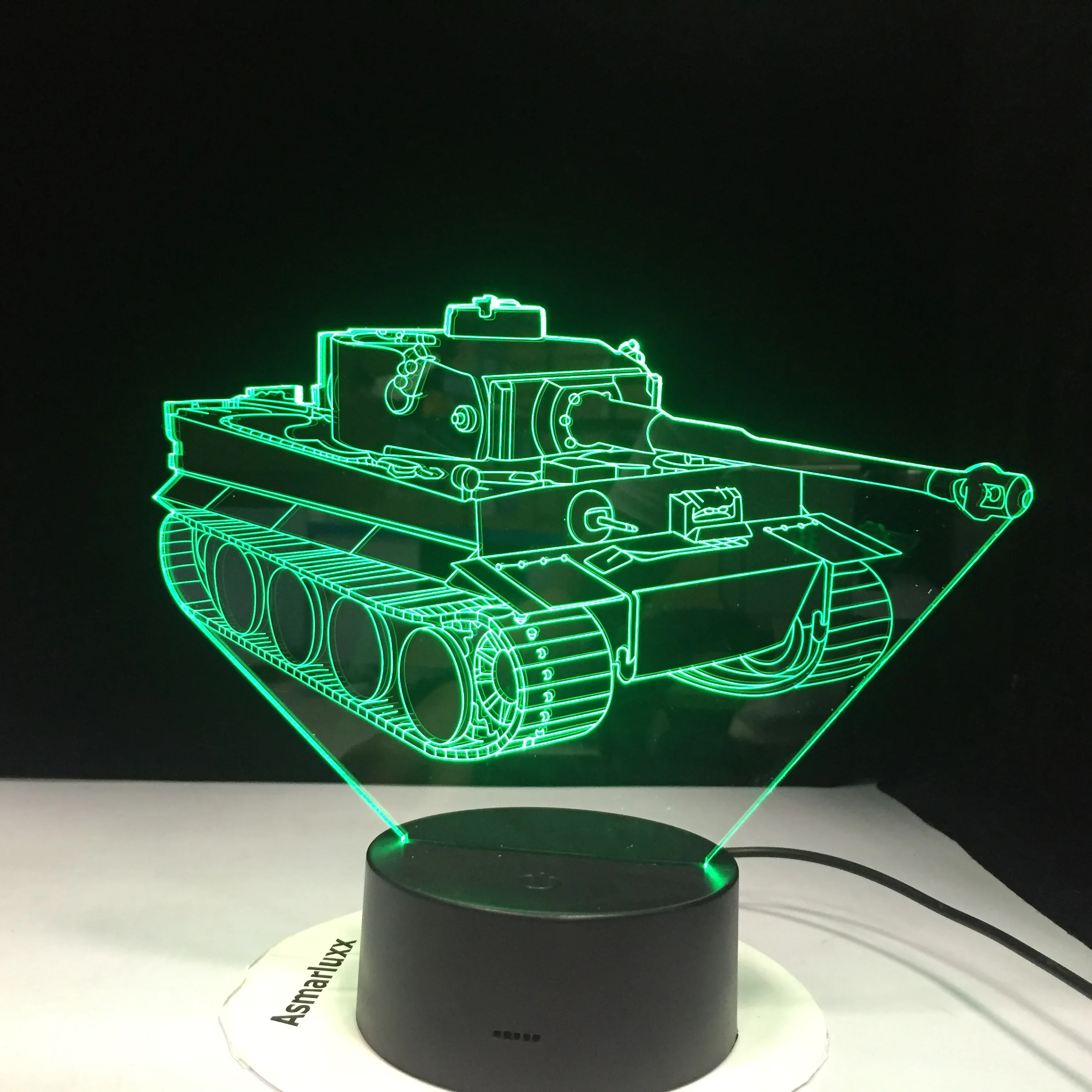Цветной Акриловый СВЕТОДИОДНЫЙ ночник в виде кошки 3D лампа с USB датчиком и