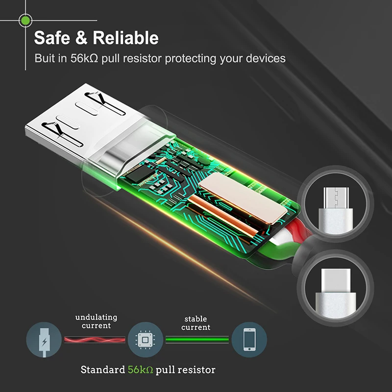 Кабель Micro USB Cabletime 2 в 1 для Samsung кабель типа C Xiaomi 4C Nexus 5X 6P Android Phone N160|Кабели USB| |