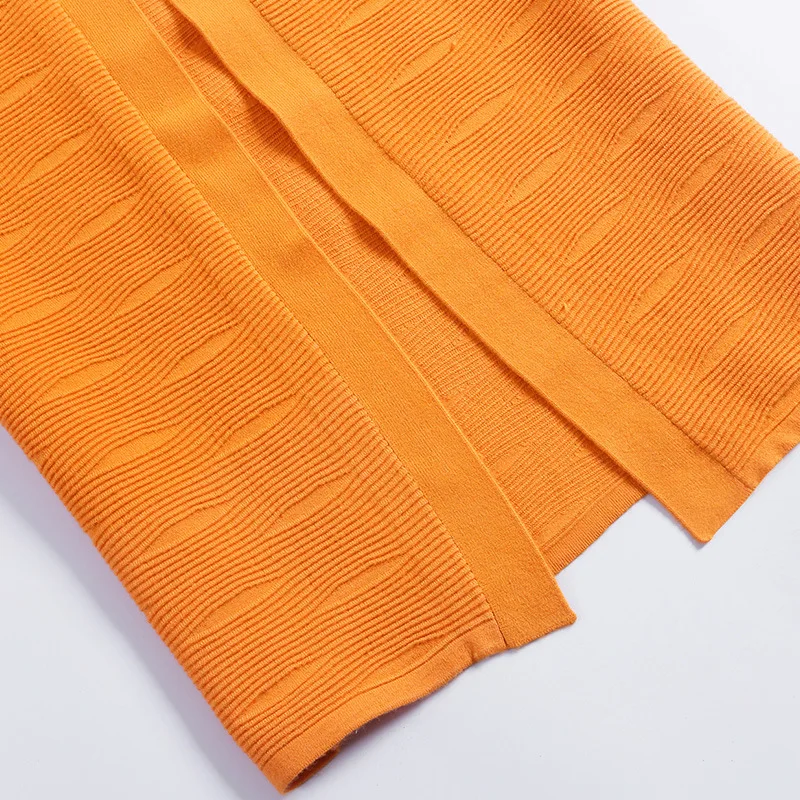 MEIL2017 winter and new products debut women's coat solid color atmosphere ladies long knitted jacket thin wholesale |