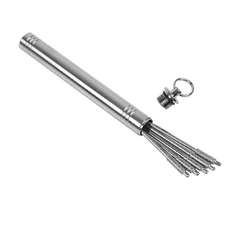 Rover Camel Titanium 5pcs Toothpick With Holder Eco-Friendly Ultralight Portable set | Спорт и развлечения
