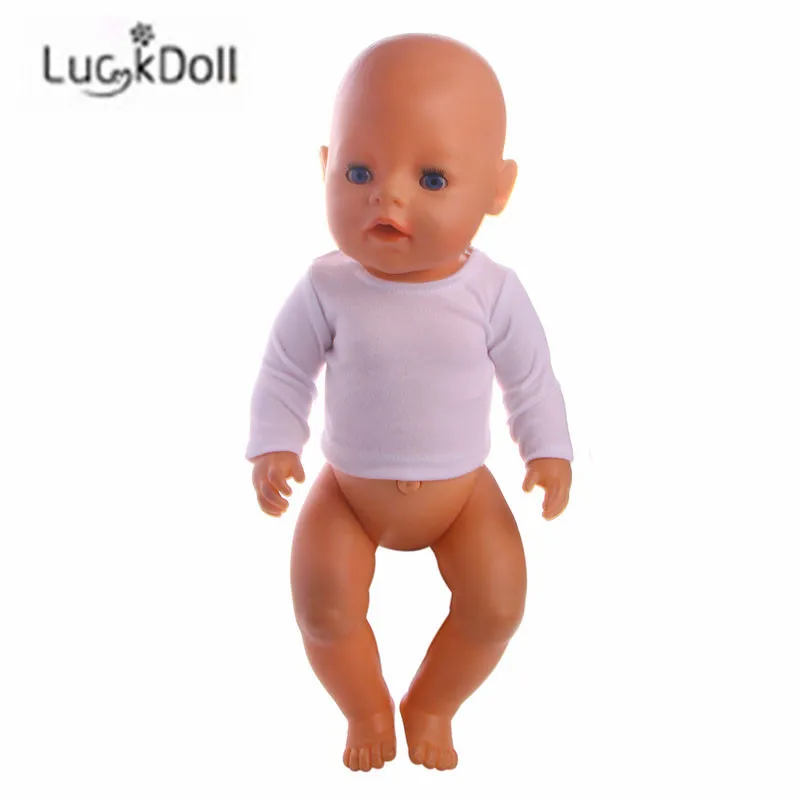 

Симпатичная рубашка LUCKDOLL, размер 18 дюймов, американская кукла 43 см, аксессуары для детской одежды, игрушки для девочек, поколение, подарок на...