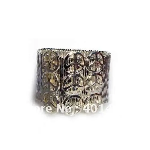 Пистолет черного цвета Многоцветный Металлический вертикальный знак мира