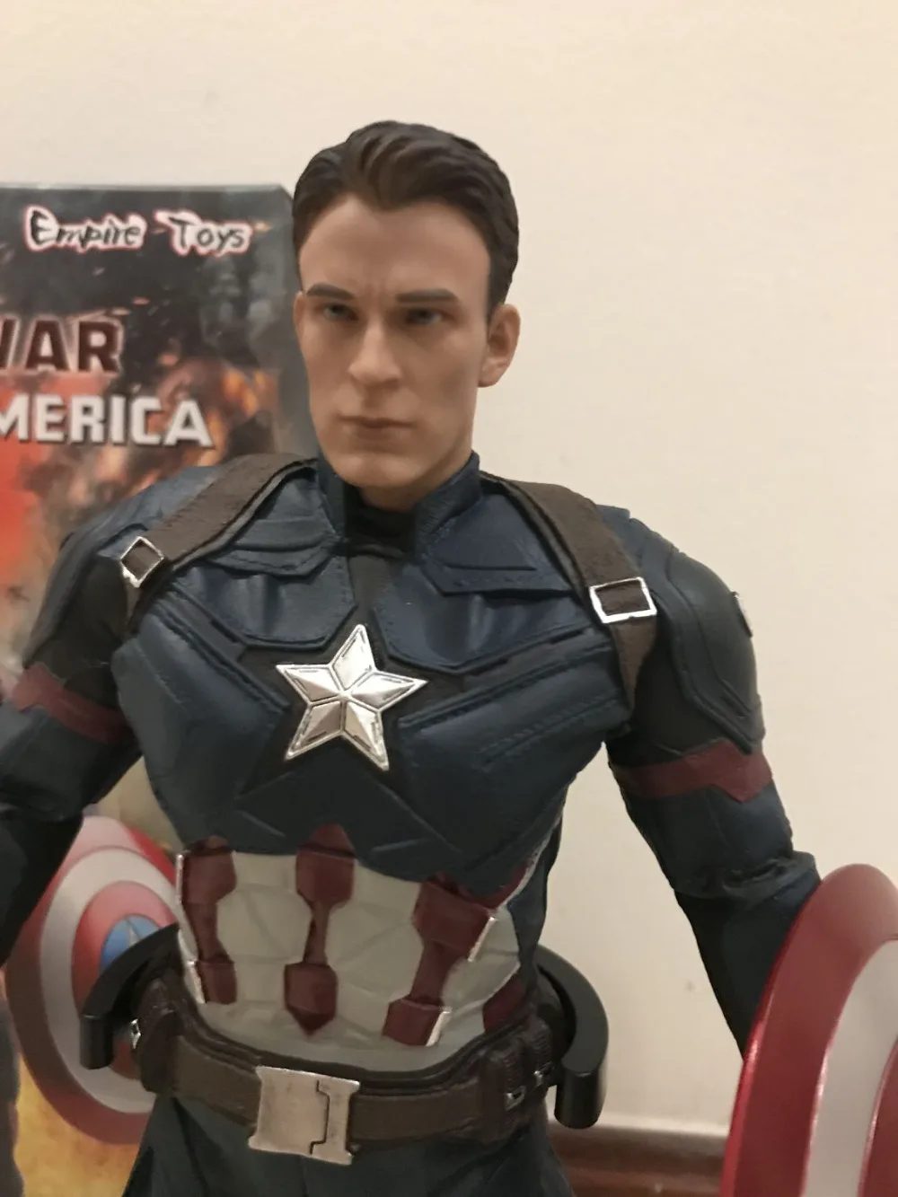 Marvel Капитан Америка, Мстители, Капитан Америка, 1/6 масштаб, окрашенная ПВХ фигурка, Коллекционная модель, игрушки, кукла 24 см