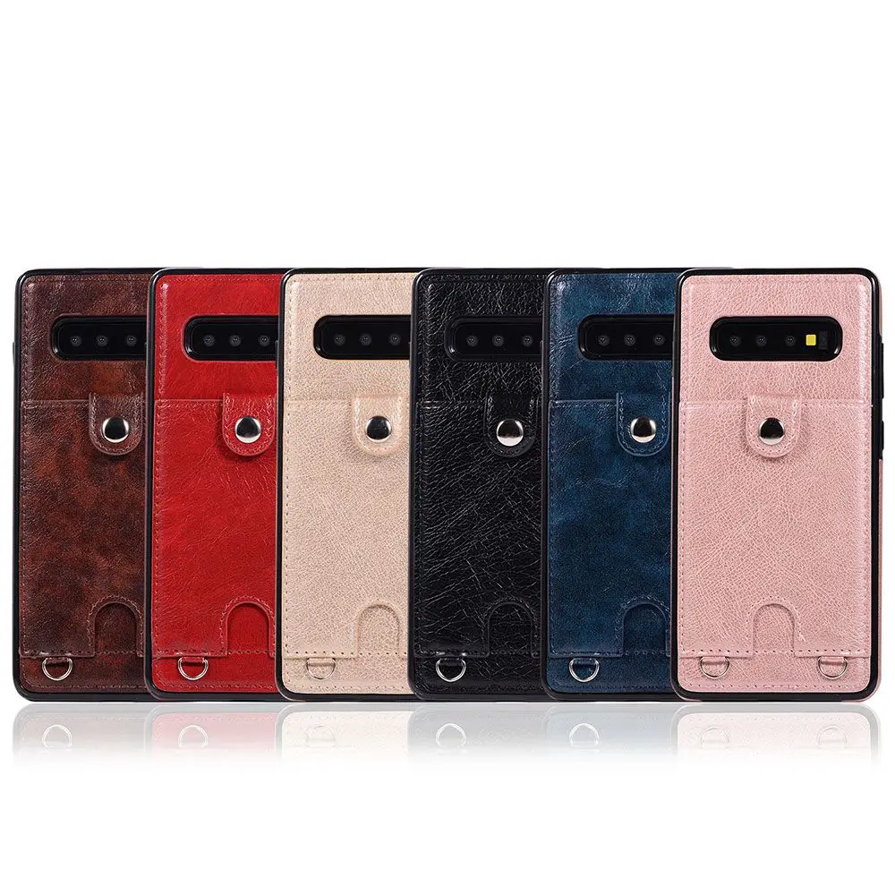 Чехол KISSCASE для Samsung S8 S9 S10 Plus S10E задняя крышка Galaxy Note 9 8 S7 Edge кожаный чехол |
