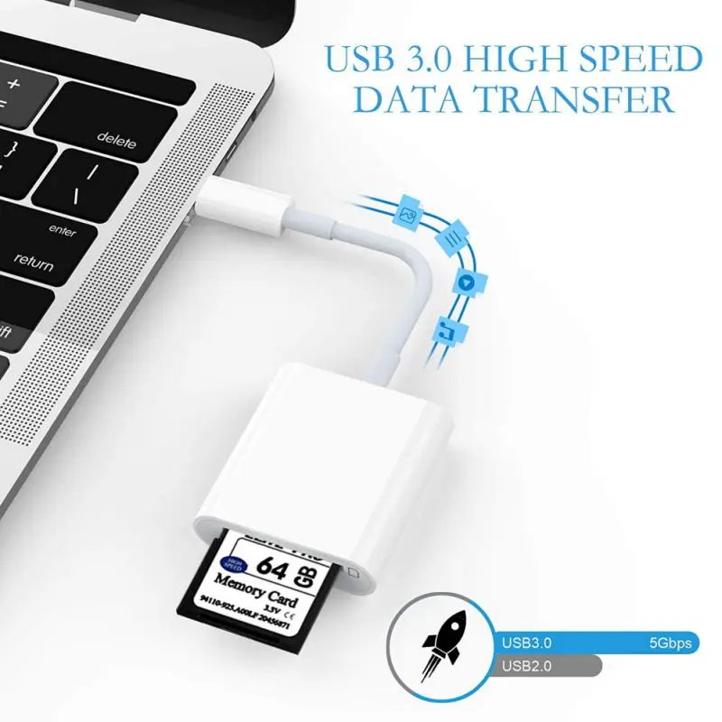 Высококачественное универсальное устройство для чтения карт памяти USB Type-C с на