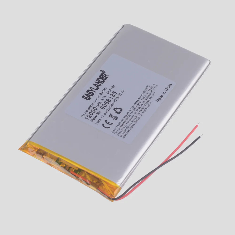 9068135 3 7 v 12000mah литий-полимерный аккумулятор с платой для планшета 9070130 9068130 |