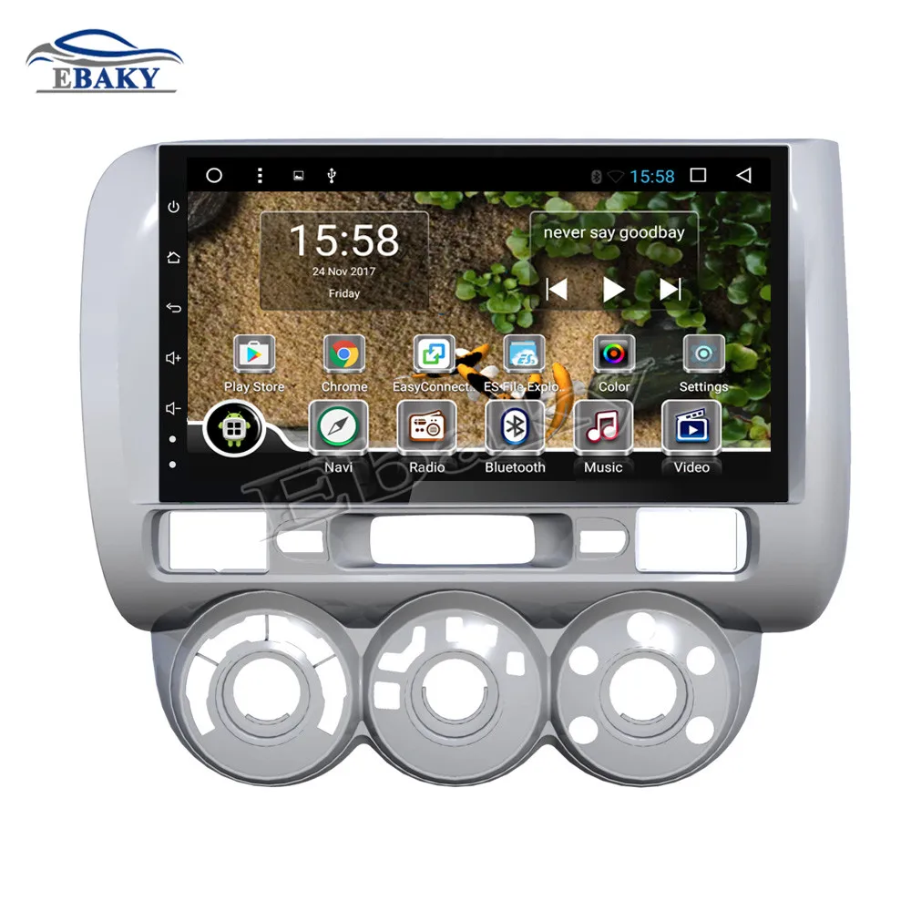 NaviTopia 9 дюймов 1 ГБ/2 ГБ 4 ядра/Octa core Android 7 1/8 Автомобильный DVD Радио для honda CITY 2005 2006 2007