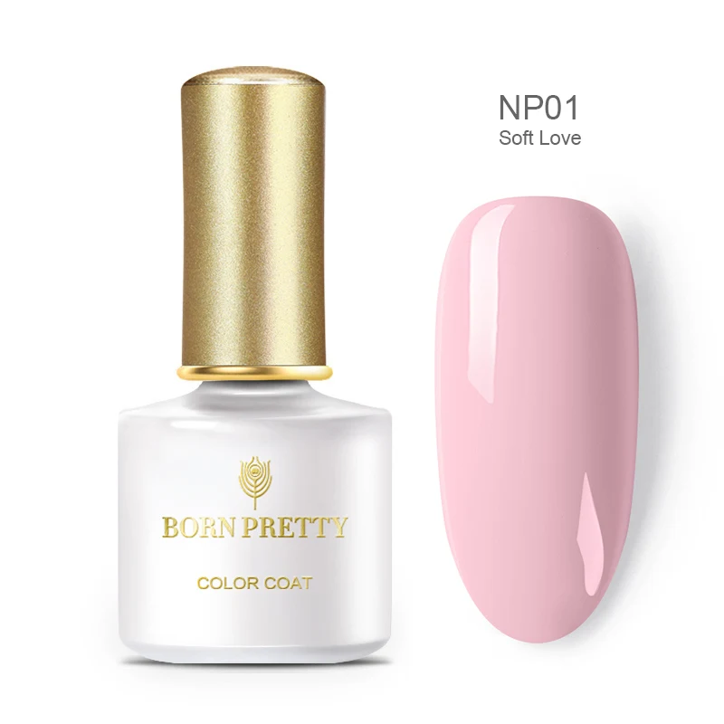 BORN PRETTY Live Гель-лак кораллового цвета 6 мл мерцающий блеск Розовый замочить от ногтей Гель-лак праймер Гель-лак - Цвет: BP-NP01