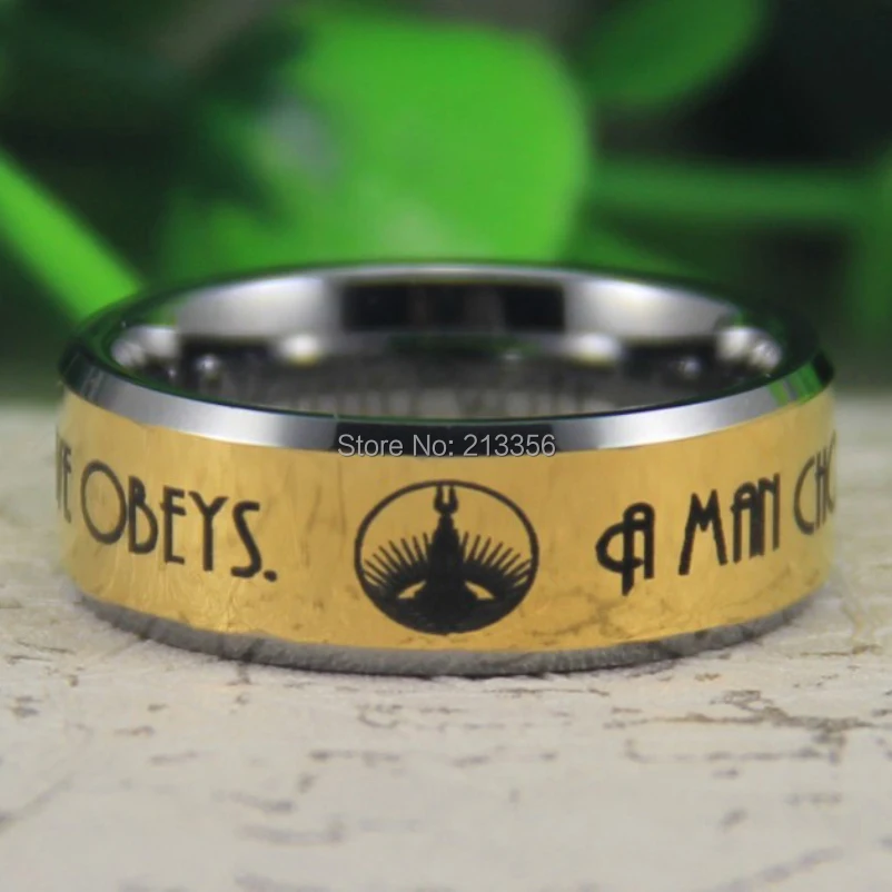 Лидер продаж свадебное кольцо из золотистого вольфрама человек выбирает 8 мм США