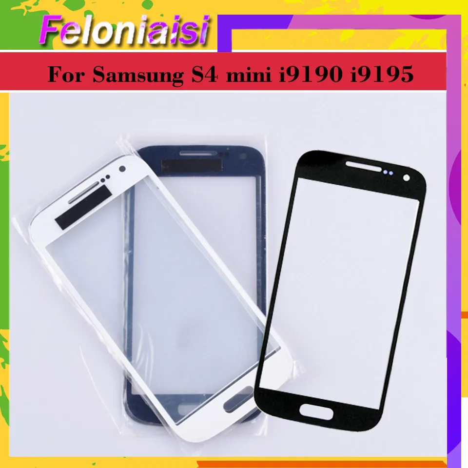 10 шт./лот для samsung Galaxy S4 Mini i9190 i9195 i9192 GT-i9192 сенсорный экран передняя стеклянная
