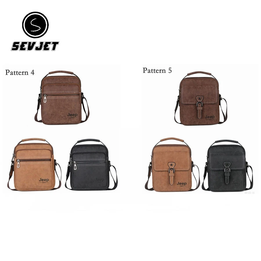 Jeep buluo Маленькие Мужские сумки модные мужские кожаные Скраб для ноутбука