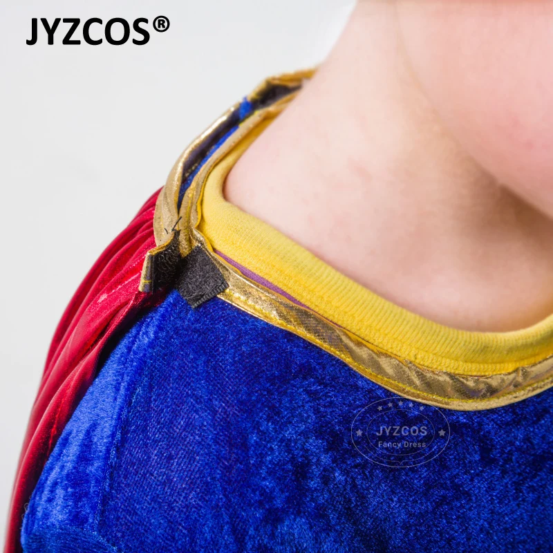 JYZCOS детские маскарадные костюмы для девочек супердевушки костюм Одежда