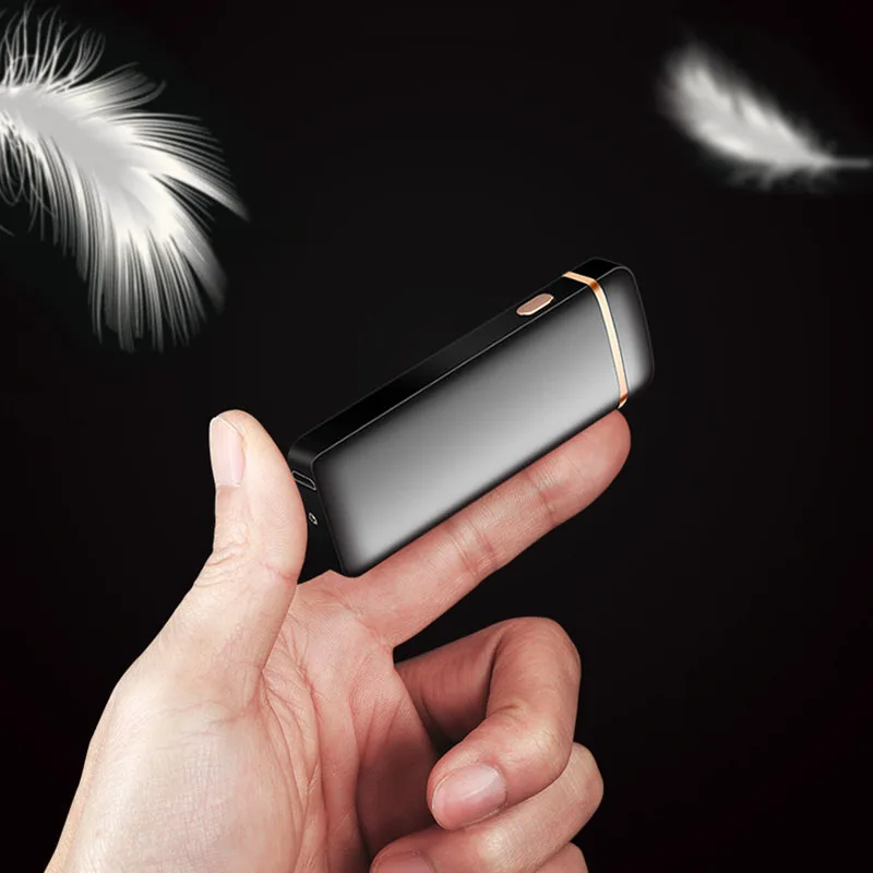 Новинка ветрозащитная USB Зажигалка для зарядки сенсорная Индукционная двойная