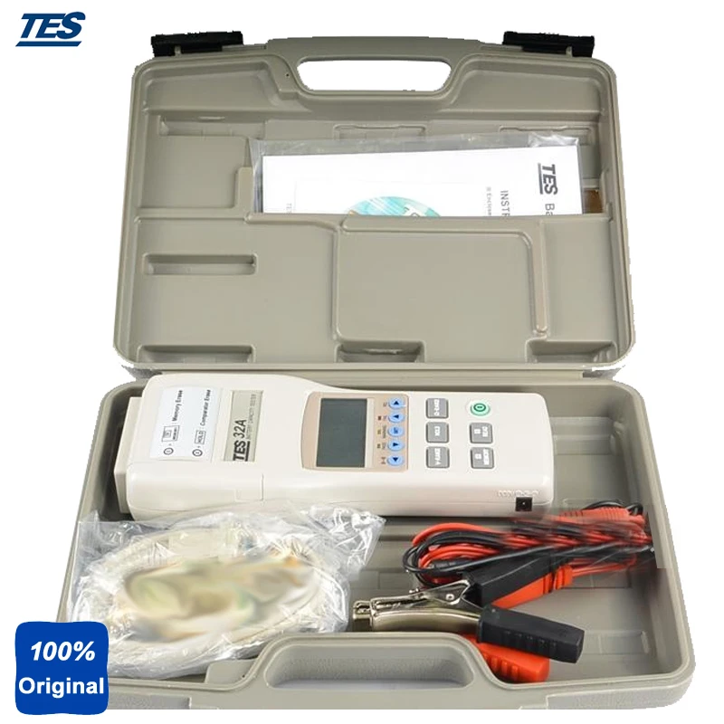 TES 32A компактный тестер емкости аккумуляторов щелочей и свинцово кислотных