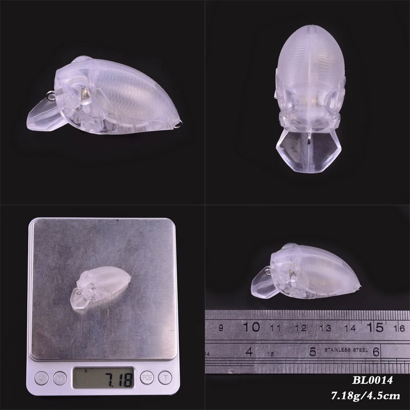 Смешанные искусственные рыболовные приманки пустые многосекционные кренкбейт