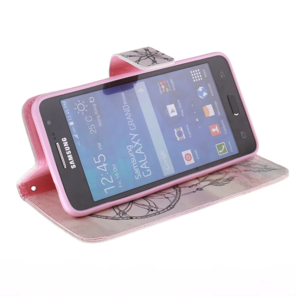 Чехол-книжка из ПУ кожи с подставкой для Samsung Galaxy Grand Prime G530 G530F G530H G531H | Мобильные