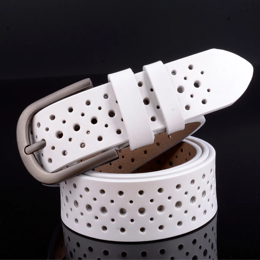 Ремень из натуральной кожи Женский модный роскошный Тактический широкий пояс |