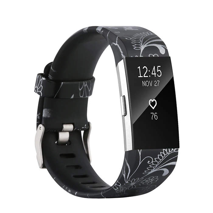 C Honecumi для Fitbit Charge 2 интимные аксессуары браслеты Силиконовые Красочные Спорт BraceletBand Замена Fit бит заряд - Цвет: C