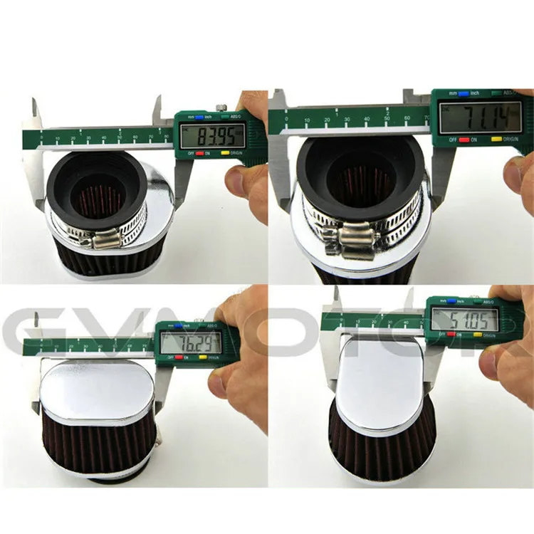 Универсальный Металлический Воздушный фильтр для мотоцикла 38 мм 42 45 48 50 52 54 |