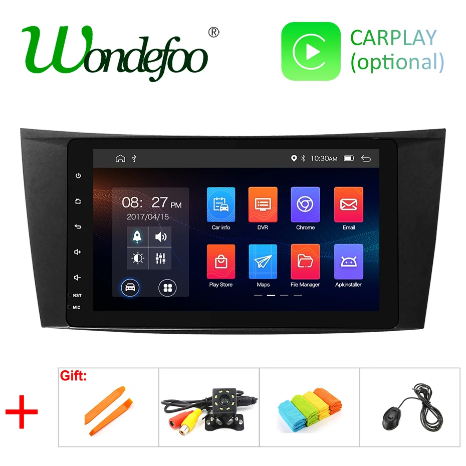 Android 9,0, 4 ГБ, 64 ГБ, автомобильный DVD gps для Mercedes W211 W219 W463 CLS350 CLS500 CLS55 E200 E220 E240 E270 E280 мультимедийный плеер
