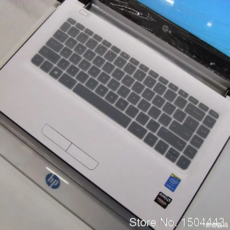 Для hp поток 14 14 ''Celeron N3060 ноутбук клавиатура кожного покрова протектор - Цвет: transparent