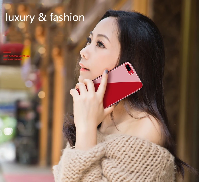 Чехол из закаленного стекла MAKAVO для iPhone XS Max 8 Plus 7 X, роскошный гибридный чехол на заднюю панель, противоударный жесткий чехол для iPhone8 XR