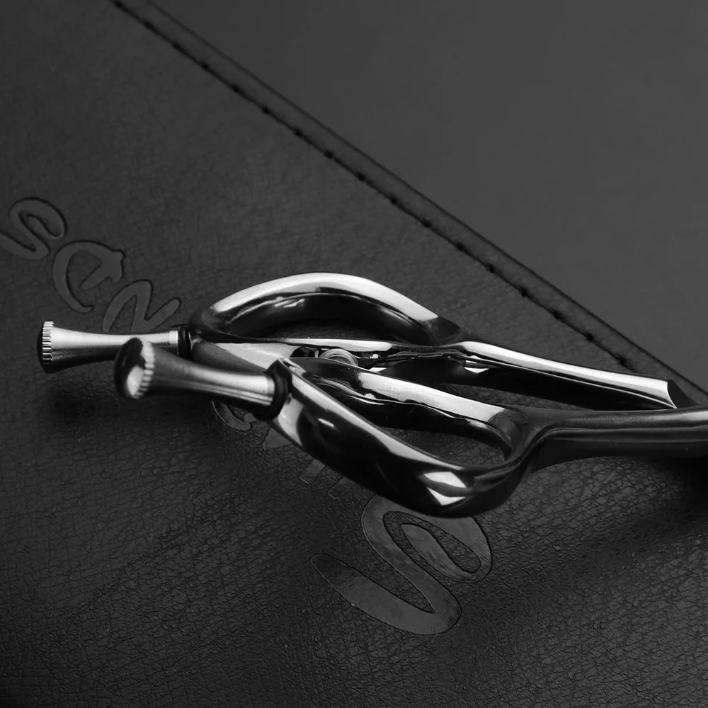 

Professional Hairdressing Scissors Japan 440c Steel Left Hand Hairstylist Scissors High Quality Barber Shop Scissors Set