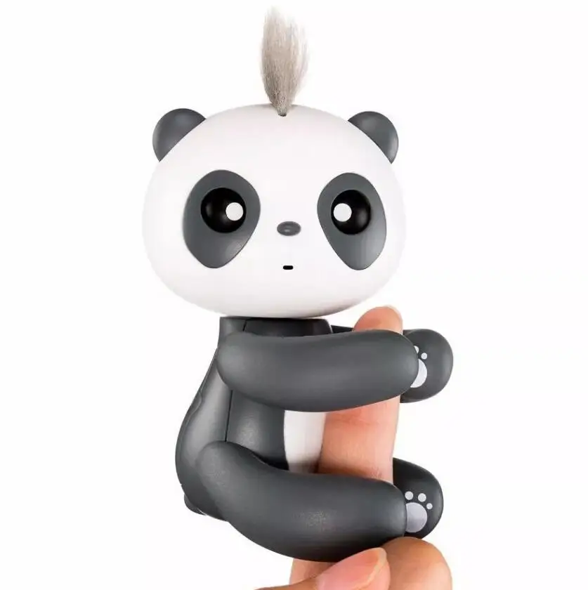 Finger Panda Monkey Intelligent Interactive Cute Pet Animal Toy Cartoon Electric Education Toys For Children Free Shipping GYH |