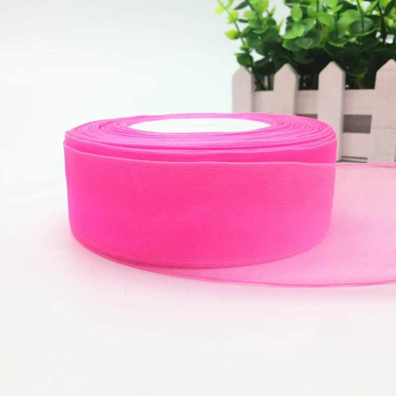 Лента для украшения свадебной вечеринки 5 ярдов 38 мм|organza ribbon|handmade ribbonribbons for gifts |