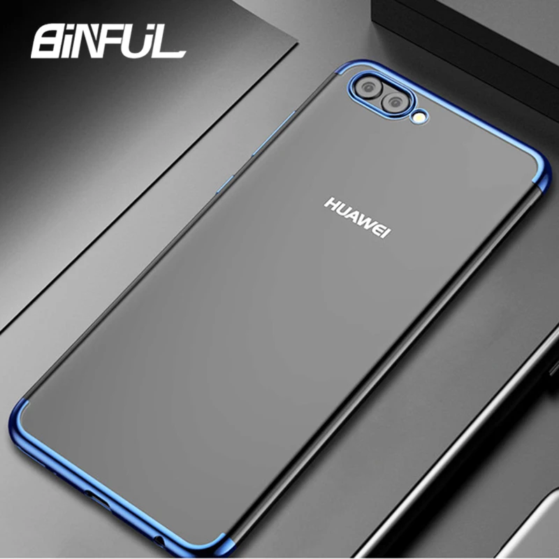 Чехол для Huawei Honor 9 Lite прозрачный мягкий силиконовый чехол-накладка из ТПУ 10 V9 V10