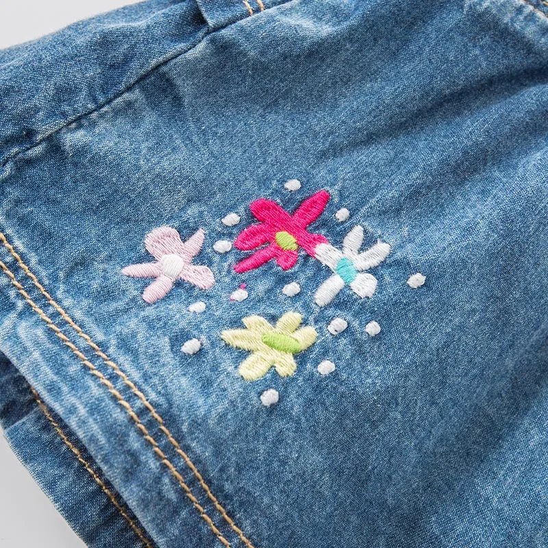 Весенние юбки для маленьких девочек Джинсовая красивая детская мини-юбка танцев