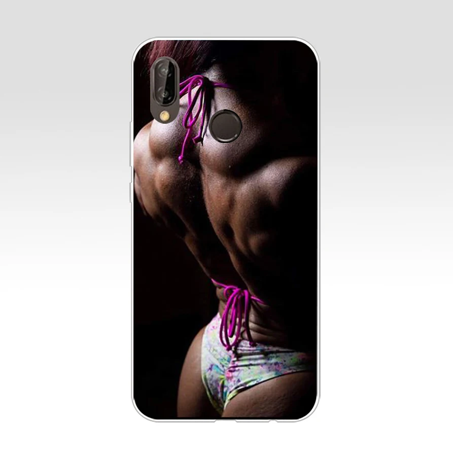 120H Loving Бодибилдинг Тренажерный Зал Фитнес Мягкий Силиконовый ТПУ чехол для huawei