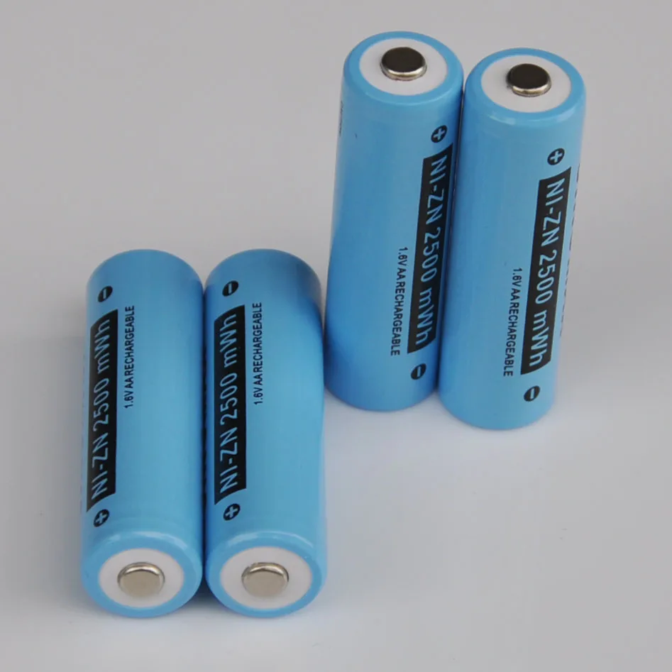 8 12 шт 1 6 V Ni Zn AA Аккумуляторная батарея 2500mwh NiZn zn ячейка для камеры игрушки Замена
