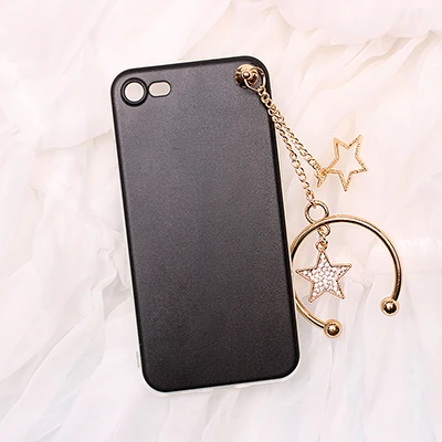 Для iPhone 4 4S 5 5S 6 6 S 7 7 S 8 Plus X звезда кулон мобильный чехол для телефона чехол сумка накладка на корпус маска - Цвет: DZBanYuanXinDoll 13