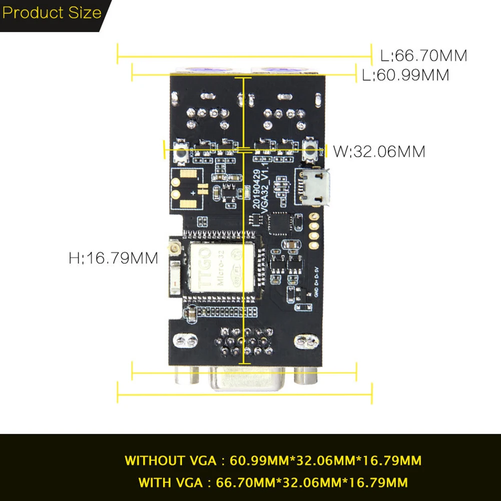 VGA32 V1.1 VT терминал Замена мини-графической библиотеки игровой двигатель мышь