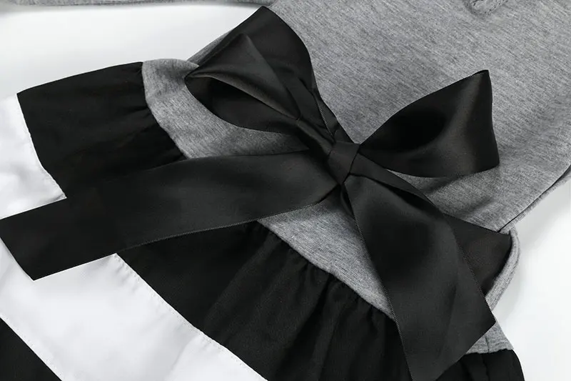 Осеннее платье для маленьких девочек детская одежда с длинными рукавами