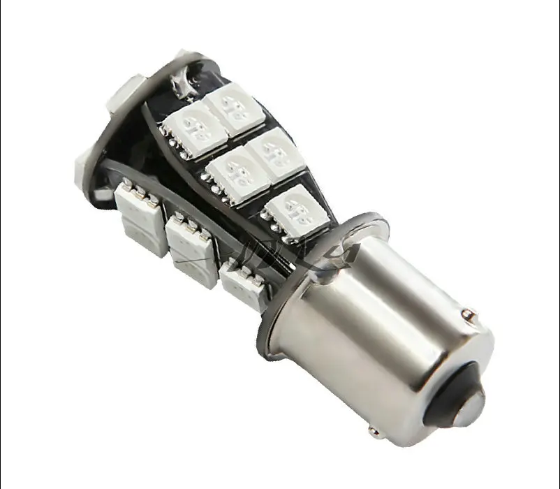 1156 BAU15S 21 SMD Желтый Янтарный CANBUS OBC без ошибок Автомобильный светодиодный