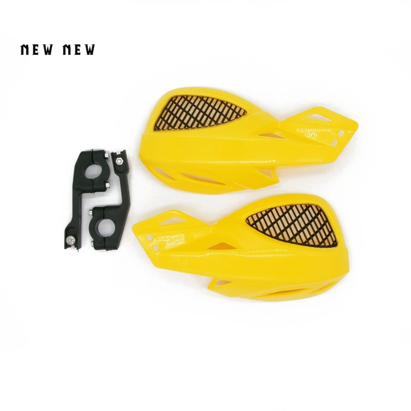 Цвет: желтый 7/" рукавицы на руль, рукоятки для мотоцикла, Байк ATV KX DR CR 250 125 - Цвет: Цвет: желтый