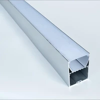 free shipping china supply high quality square led aluminum profile channel for led strips lighting 1 8mpcs 20pcslot
